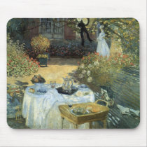 The Luncheon by Claude Monet Mousepads