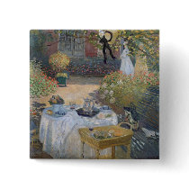 The Luncheon: Monet's garden at Argenteuil Buttons