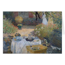 The Luncheon: Monet's garden at Argenteuil cards