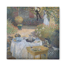 The Luncheon: Monet's garden at Argenteuil Magnet