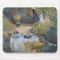 The Luncheon: Monet's garden at Argenteuil Mouse Pad