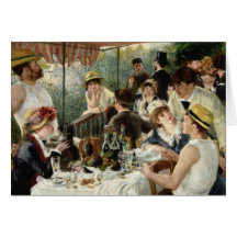 The Luncheon of the Boating Party Greeting Cards