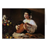 The Lute Player, Caravaggio Card