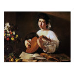 The Lute Player, Caravaggio Postcard