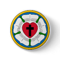 The Luther Rose Lutheranism Martin Luther Buttons