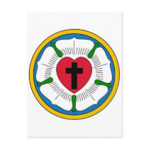 The Luther Rose Lutheranism Martin Luther Post Cards