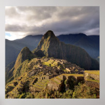 The Macchu Picchu a UNESCO World Heritage Site Posters
