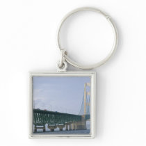 The Mackinac Bridge spanning the Straits of 2 Key Chain