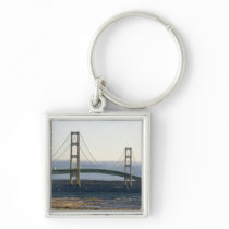 The Mackinac Bridge spanning the Straits of 4 Keychains