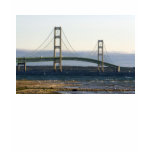 The Mackinac Bridge spanning the Straits of 4 t-shirts
