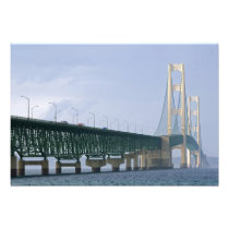 The Mackinac Bridge spanning the Straits of