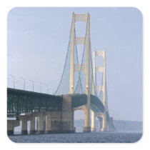 The Mackinac Bridge spanning the Straits of Stickers