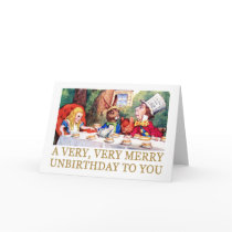 THE MAD HATTER WISHES ALICE A MERRY UNBIRTHDAY!