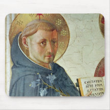 The Madonna delle Ombre, detail of St. Dominic Mouse Pad