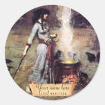 "The Magic Circle" Pre-Raphaelite Bookplate Stickers