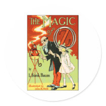 The Magic Of Oz Round Sticker