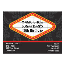 The Magic Show Marquee Custom Announcement
