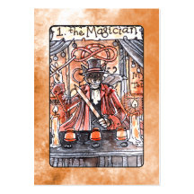 The Magician Tarot Card Business Card Templates