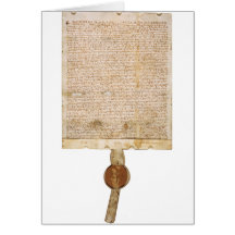 The Magna Carta 1297 Version Greeting Card