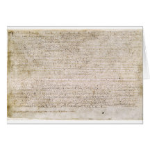 The Magna Carta of 1215 Charter of Liberties Cards