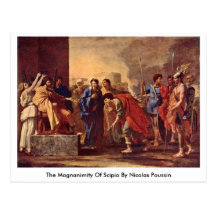 The Magnanimity Of Scipio By Nicolas Poussin Postcards