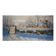 The Magpie La Pie by Claude Monet Photo Greeting Card