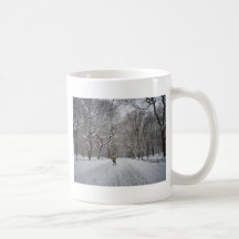 The Mall in Winter, Central Park, New York City Coffee Mug