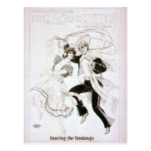 The Man from Mexico, 'Dancing the Fandango' Postcards