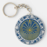 The Man in the Maze - Ornament gold silver Keychains