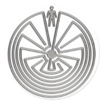 The Man in the Maze - silver