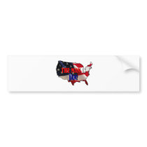 THE MAN IS JAN BUMPER STICKERS