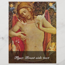 The Man Of Sorrows By Meister Francke (Best Qualit Personalized Flyer