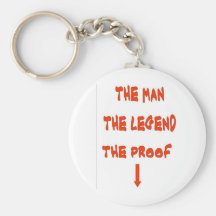THE MAN THE LEGEND KEYCHAIN