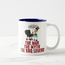 The Man, The Myth, The BBQ Legend Coffee Mug