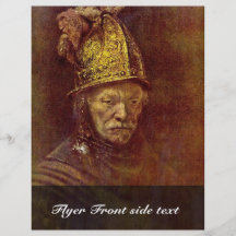 The Man With The Golden Helmet. Flyer