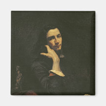 The Man with the Leather Belt Fridge Magnet