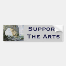 The Manneporte by Claude Monet Bumper Stickers