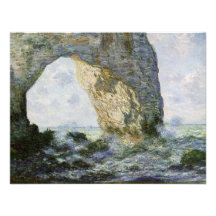 The Manneporte by Claude Monet Custom Invite