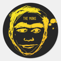 The Mans Logo Large Sticker