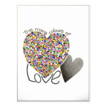 The Many Colours of Love Post Cards