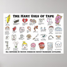 The Many Uses Of Tape #1 Poster