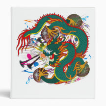 The-Mardi Gras Dragon V-2 Vinyl Binder