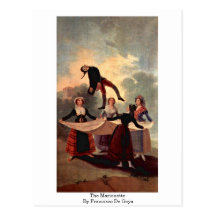 The Marionette By Francisco De Goya Post Card