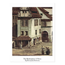 The Marketplace Of Pirna By Bernardo Bellotto Postcards