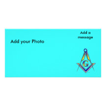 The Masonic Symbol, Add your Photo, Add a message Photo Card Template