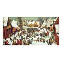 The Massacre Of The Innocents,  By Bruegel D. Ä. P Photo Card Template
