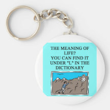 the meaning of llife keychain
