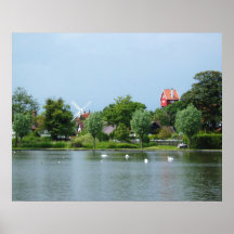 The Meare, Thorpness, Suffolk Poster