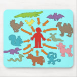 The Meatatarian Food Chain mousepads