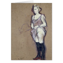 The Medical Inspection: Blonde Prostitute, 1894 Greeting Cards